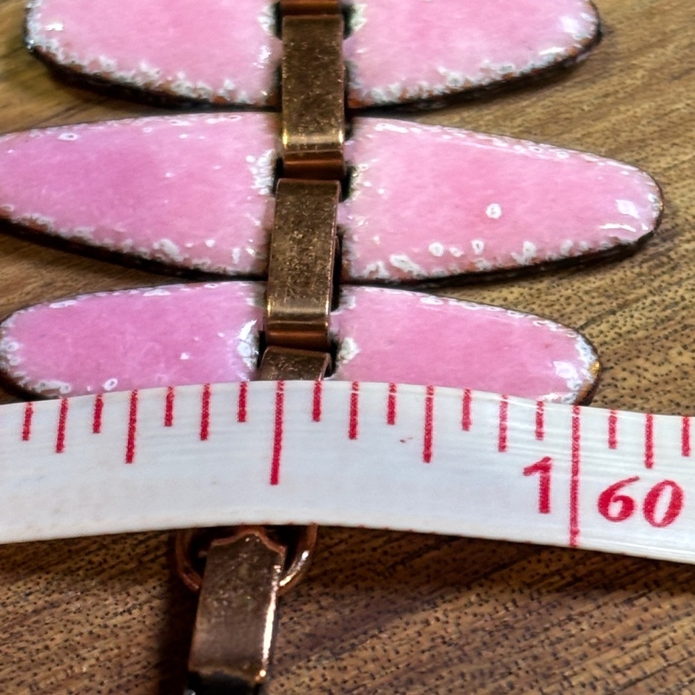 Matisse pink enameled copper bracelet - Picture 11 of 11